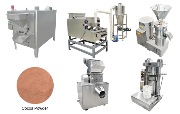 Small Scale Cocoa Powder Processing Machines